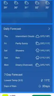 Daily Forecast Screenshot 2