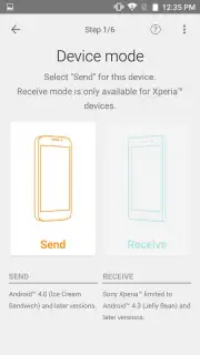 Xperia Transfer Mobile Screenshot 3