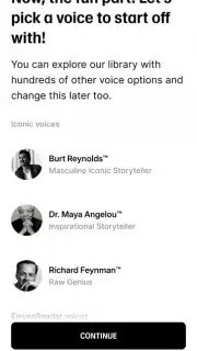 ElevenReader Screenshot 14