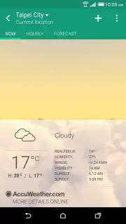 HTC Weather Screenshot 3