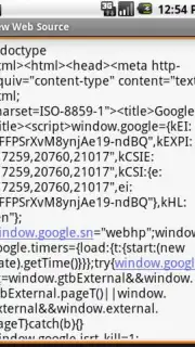 View Web Source Screenshot 1
