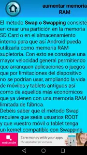 Aumentar memoria RAM interna (copy) Screenshot 1