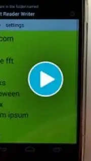 TXT читатель и писатель Screenshot 1