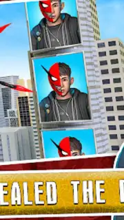 Black Spider Rope Superhero Screenshot 2