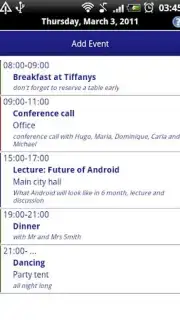 Business Calendar Screenshot 4