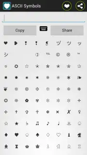 ASCII Text Symbols Screenshot 2