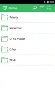 SMS text messaging app Screenshot 1