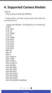 Sony Camera Remote Control Screenshot 4