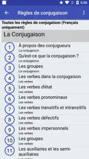 Le Conjugueur Screenshot 2