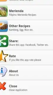 Pinoy Food Recipes Screenshot 2