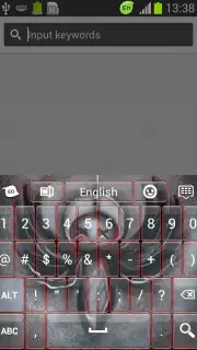 Emo Angel Keyboard Screenshot 3
