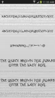 Style Free Font Theme Screenshot 7