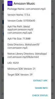 APK Extractor Screenshot 2