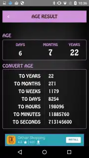 Age Calculator offline pro Screenshot 4