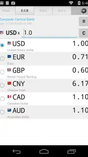 Daily Currency Rates Screenshot 7