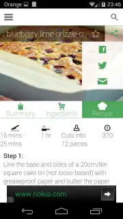 100 cakes & bakes recipes Screenshot 1
