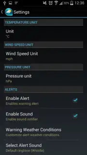 Weather & Clock Widget Android Screenshot 2