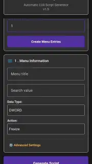 GG Script Generator Screenshot 5