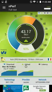 nPerf Speed Test Screenshot 7