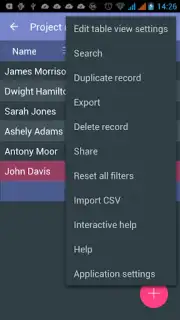 MobiDB Project Management Screenshot 7