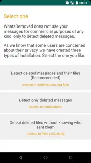 WhatsRemoved Screenshot 2
