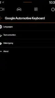 Google Automotive Keyboard Screenshot 3