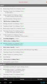 Catholic Calendar from Universalis Screenshot 10