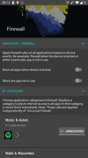 Rethink: DNS + Firewall Screenshot 5