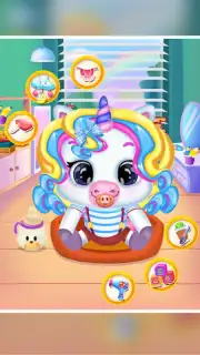 Newborn unicorn care game Screenshot 4