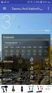 kashmir weather Screenshot 2