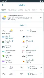 Weather 14 Days - Meteored Screenshot 1