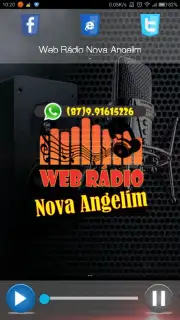 Web Radio Nova Angelim Screenshot 2