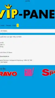 VIP-Panel Screenshot 1