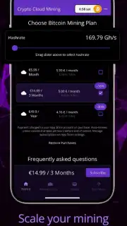 Bitcoin Mining (Cloud Mining Crypto) Screenshot 1