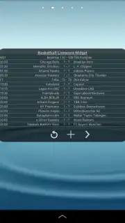 Basketball Livescore Widget Screenshot 7