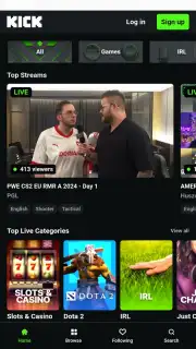 Kick: Live Streaming Screenshot 1