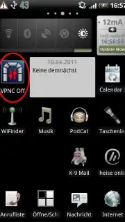 VPNC Widget Screenshot 5