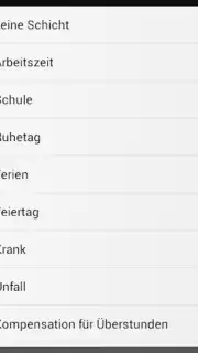 Arbeitszeiterfassung Screenshot 4