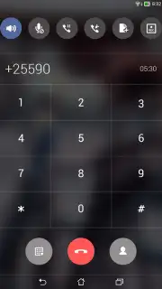 ASUS Calling Screen Screenshot 1