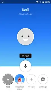 Roger - Voice Conversations Screenshot 1