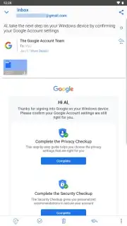 BlueMail Screenshot 3