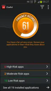 Clueful Privacy Advisor Screenshot 2