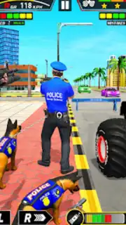 Police Monster Truck Car Games Screenshot 8