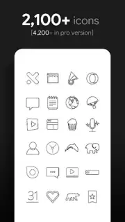 Lines Dark - Icon Pack Screenshot 2