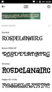 WhatTheFont Screenshot 6