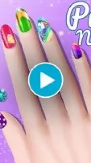 Nail Salon Game Girls Nail art Screenshot 1