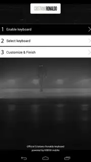 Cristiano Ronaldo Official Keyboard Screenshot 7