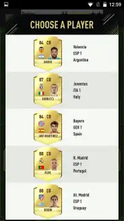 FUT 17 DRAFT Screenshot 2