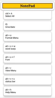 Computers Shortcut Keys Screenshot 3