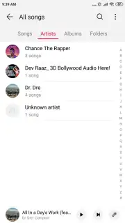 Huawei Music Screenshot 6